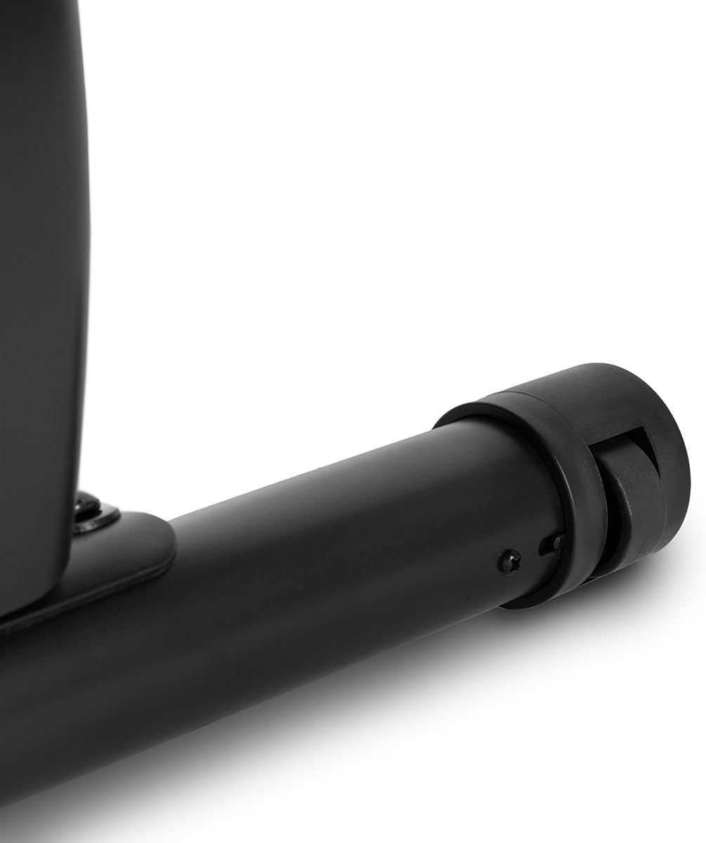 FITFIU Fitness BEST-220 - Vélo d'appartement pliable avec dossier et selle réglables, disque d'inertie de 8kg, moniteur fréquence cardiaque, réglable sur 8 niveaux, cardio, poids max. 110kg