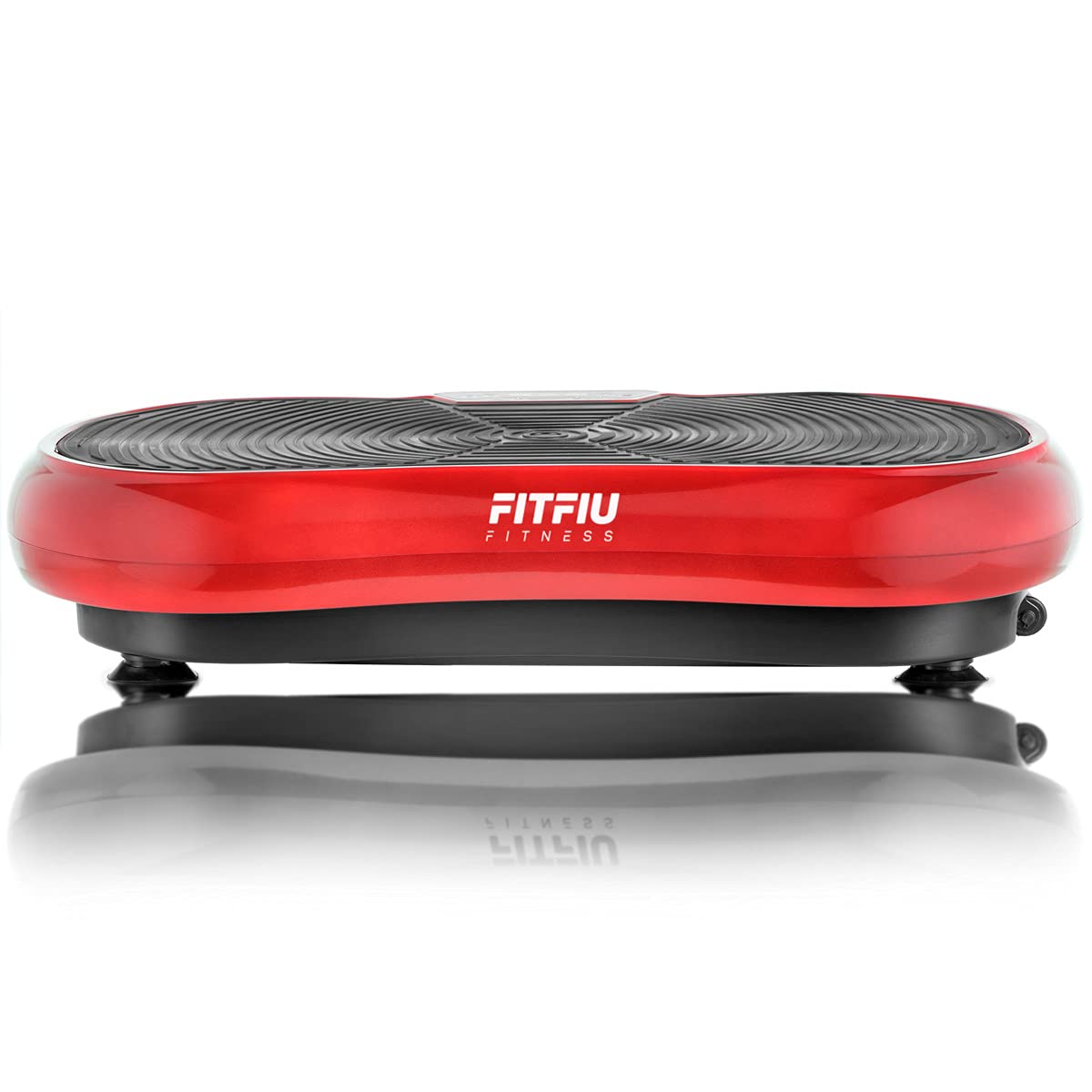 FITFIU Fitness PV-200 - Plateforme vibrante 3D Couleur Gris avec Mouvement sur 3 Plans, Puissance 500w+500w, 180 Vitesses, 5 programmes, 2 Cordons élastiques et télécommande, Poids Max. 150kg