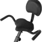 FITFIU Fitness BEST-220 - Vélo d'appartement pliable avec dossier et selle réglables, disque d'inertie de 8kg, moniteur fréquence cardiaque, réglable sur 8 niveaux, cardio, poids max. 110kg