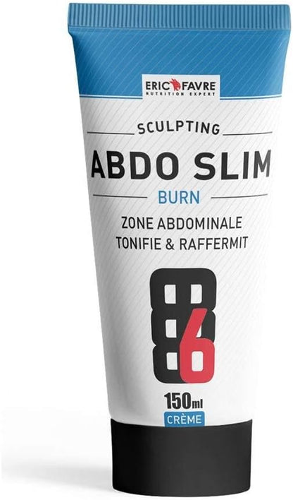 CREME MINCEUR Abdos Slim - Tonifie, Sculpte Le Ventre - Peut Etre Utilisée Sur D'autres Zones à Affiner : Cuisses, Bras, Hanches - Laboratoire Français Eric Favre
