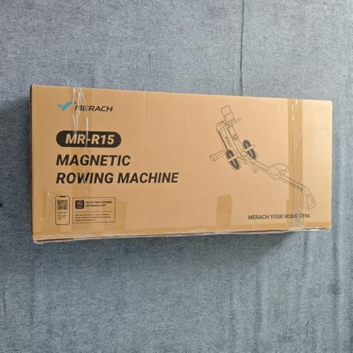 MERACH Rameurs pour la Maison, Rameur Silencieux avec Rail Rallongé de 130CM, Rameur Magnétique Puissant à 16 Niveaux et Capacité de Charge de 160KG