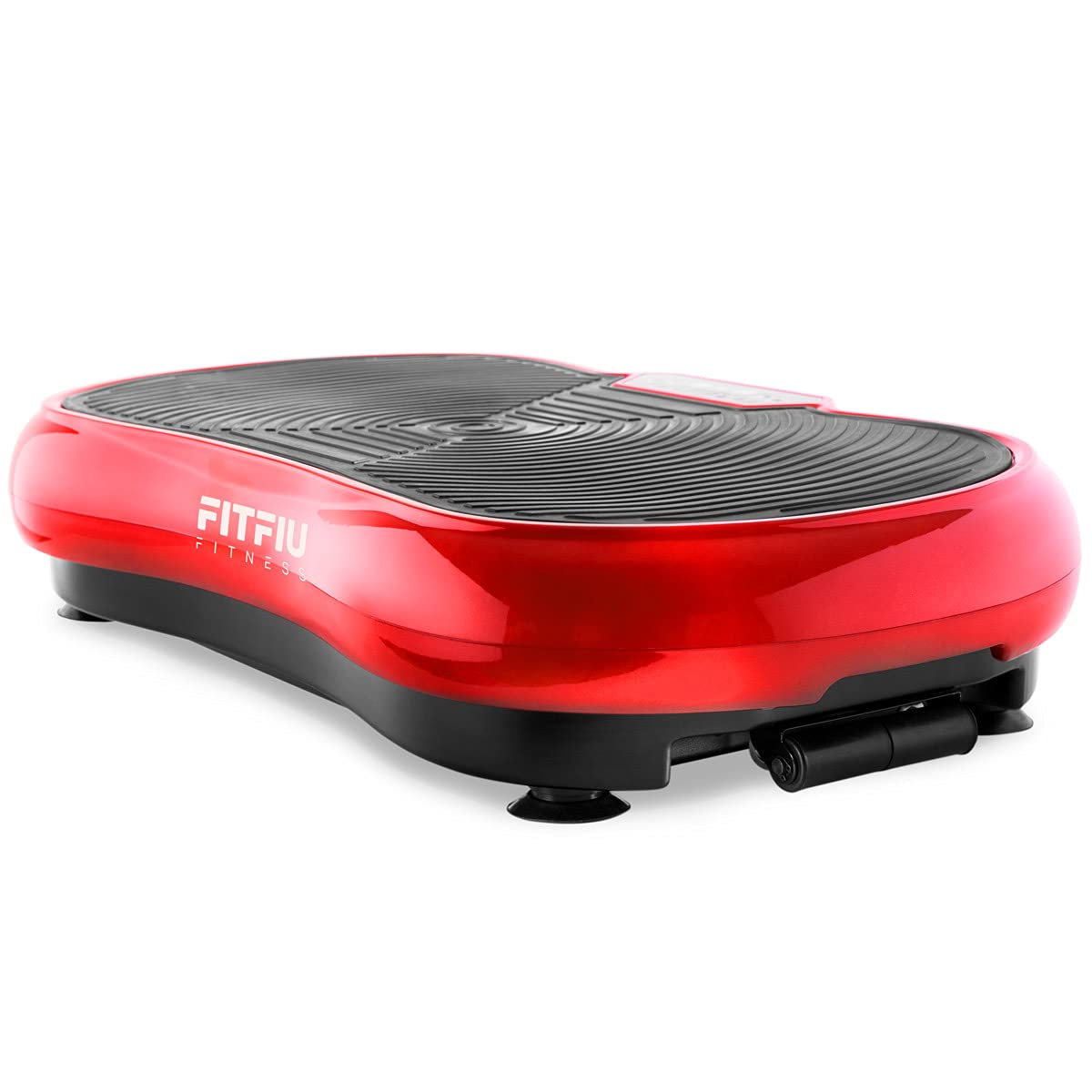 FITFIU Fitness PV-200 - Plateforme vibrante 3D Couleur Gris avec Mouvement sur 3 Plans, Puissance 500w+500w, 180 Vitesses, 5 programmes, 2 Cordons élastiques et télécommande, Poids Max. 150kg