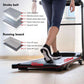 FITFIU Fitness MC-200 - Tapis de Course avec Inclinaison, Pliable, Ultra-Compact et Silencieux, écran LCD avec 12 programmes, Moniteur de fréquence Cardiaque, Utilisation à Domicile/au Bureau
