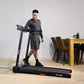 FITFIU Fitness MC-160 - Tapis de Course et de Marche 2 en 1, Tapis de Marche Pliable, 12 programmes, Bluetooth et Haut-parleurs, connectivité App Kinomap, Ultra-Compact pour la Maison/Bureau.