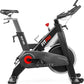 Fitfiu Fitness BESP-500 - Vélo d'intérieur à résistance réglable avec Disque d'inertie de 24 kg, vélo d'entraînement avec Selle réglable, Moniteur de fréquence Cardiaque et écran LCD. (Reconditionné)