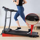FITFIU Fitness MC-200 - Tapis de Course avec Inclinaison, Pliable, Ultra-Compact et Silencieux, écran LCD avec 12 programmes, Moniteur de fréquence Cardiaque, Utilisation à Domicile/au Bureau