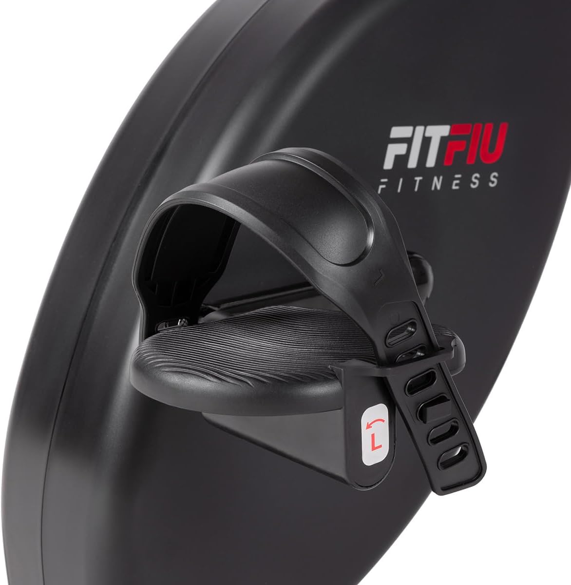 FITFIU Fitness BEST-220 - Vélo d'appartement pliable avec dossier et selle réglables, disque d'inertie de 8kg, moniteur fréquence cardiaque, réglable sur 8 niveaux, cardio, poids max. 110kg