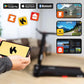 FITFIU Fitness MC-160 - Tapis de Course et de Marche 2 en 1, Tapis de Marche Pliable, 12 programmes, Bluetooth et Haut-parleurs, connectivité App Kinomap, Ultra-Compact pour la Maison/Bureau.