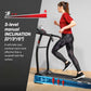 FITFIU Fitness MC-90 - Tapis de Course Pliable, 3 Niveaux d'inclinaison, écran LCD Multifonctions, connectivité App (Zwift, Fitime, Kinomapp), Tapis de Course pour la Maison et Le Bureau