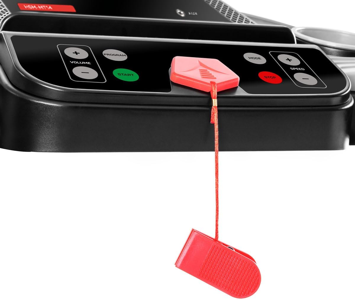 FITFIU Fitness MC-200 - Tapis de Course avec Inclinaison, Pliable, Ultra-Compact et Silencieux, écran LCD avec 12 programmes, Moniteur de fréquence Cardiaque, Utilisation à Domicile/au Bureau
