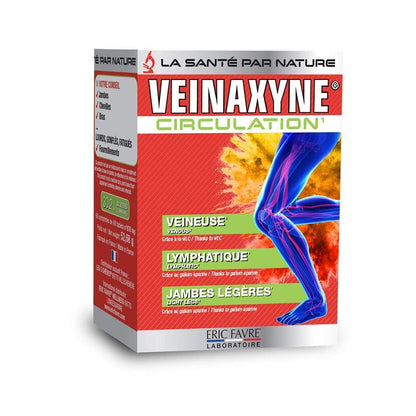 Eric Favre Circulation Sanguine Jambes Veinaxyne pour Action drainante Jambes Lourdes et Chevilles Gonflées