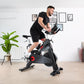Fitfiu Fitness BESP-500 - Vélo d'intérieur à résistance réglable avec Disque d'inertie de 24 kg, vélo d'entraînement avec Selle réglable, Moniteur de fréquence Cardiaque et écran LCD. (Reconditionné)