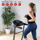 FITFIU Fitness MC-200 - Tapis de Course avec Inclinaison, Pliable, Ultra-Compact et Silencieux, écran LCD avec 12 programmes, Moniteur de fréquence Cardiaque, Utilisation à Domicile/au Bureau