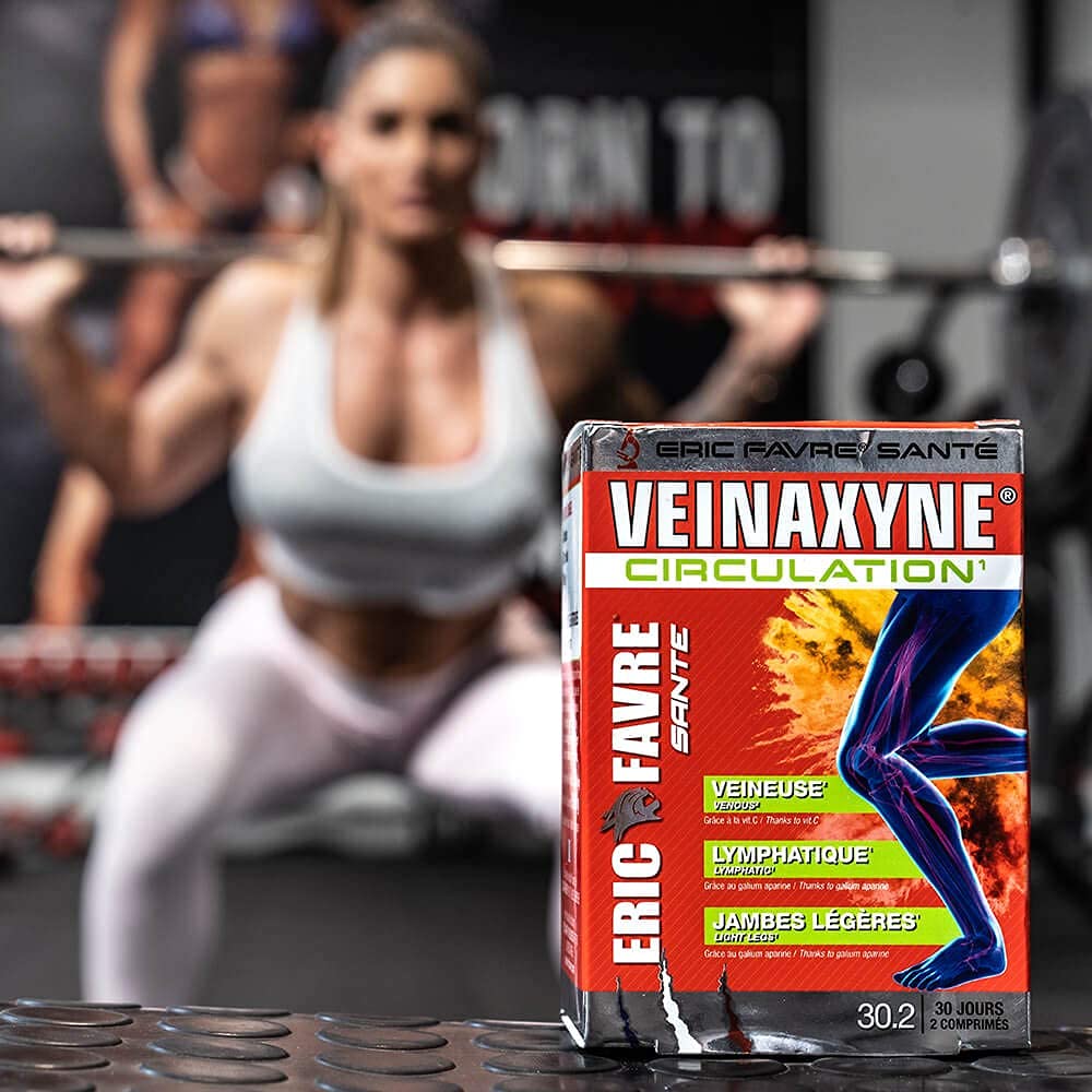 Eric Favre Circulation Sanguine Jambes Veinaxyne pour Action drainante Jambes Lourdes et Chevilles Gonflées
