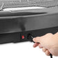 FITFIU Fitness PV-200 - Plateforme vibrante 3D Couleur Gris avec Mouvement sur 3 Plans, Puissance 500w+500w, 180 Vitesses, 5 programmes, 2 Cordons élastiques et télécommande, Poids Max. 150kg