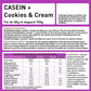 CASEIN + NATIVE ORIGINE - Caséine Micellaire enrichie en HMB, Vitamine B6, Magnésium - Construction Musculaire 1 kg - Laboratoire Eric Favre, Vanille