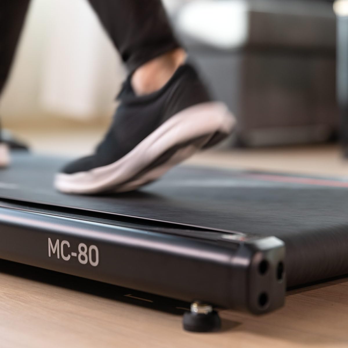 FITFIU Fitness - Tapis de Course et de Marche pour Dessous de Bureau jusqu'à 8 km/h, télécommande, Poids Max 110 kg, pour Marche et Jogging