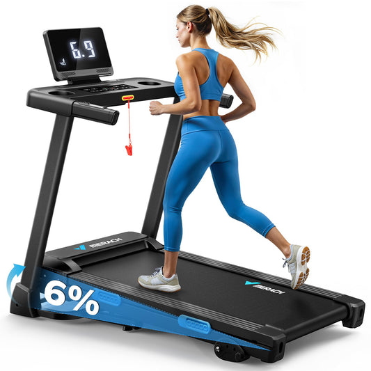 Tapis de Marche,Tapis de Course Pliable Inclinable,2.5HP Vitesse Réglable 0.8-12km/H Walking Pad,Tapis de Marche Inclinable,Treadmill avec Écran LED, Silencieux Exercice à Domicile et au Bureau