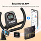 MERACH Vélo d'Appartement, Vélo Couché Magnétique à 8 Niveaux de Résistance Réglables, Vélo de Fitness Léger de Type Commercial pour Maison, Exclusive à l'App, Écran LCD, Capteurs Cardiaque