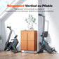 MERACH Rameur Pliable pour la Maison avec APP Exclusive, 16 Niveaux de Résistance, Système Magnétique Silencieux, Facile à Assembler, Premier Choix pour Le Fitness à Domicile, Max 158 KG