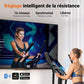 Vélo Elliptique pour Maison avec Longueur de Foulée de 47cm, Elliptique Ultra Silencieux avec Résistance Magnétique à 16 Niveaux, Entraînement d'Endurance, avec App Propre, Charge Jusqu'à 180kg