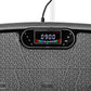 FITFIU Fitness PV-200 - Plateforme vibrante 3D Couleur Gris avec Mouvement sur 3 Plans, Puissance 500w+500w, 180 Vitesses, 5 programmes, 2 Cordons élastiques et télécommande, Poids Max. 150kg