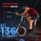 MERACH Vélo d'Appartement avec Résistance Magnétique, Vélo de Fitness d'Intérieur Silencieux avec Siège Confortable Amélioré, Écran LCD, Support Tablette, Application Exclusive, Capacité Max 136 kg