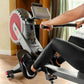 FITFIU Fitness RA-300 - Rameur Pliable avec résistance à air et siège rembourré, rameur pour Cardio et Cross Training, 12 Niveaux de résistance, Poids Max. de l'utilisateur 110kg