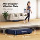 MERACH Mini plateforme vibrante pour perte de poids et sculpture, plateforme vibrante d'entraînement complet du corps pour drainage lymphatique, 1 à 99 niveaux, 9 programmes, contrôle automatique ou