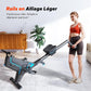 MERACH Rameur Pliable pour la Maison avec APP Exclusive, 16 Niveaux de Résistance, Système Magnétique Silencieux, Facile à Assembler, Premier Choix pour Le Fitness à Domicile, Max 158 KG