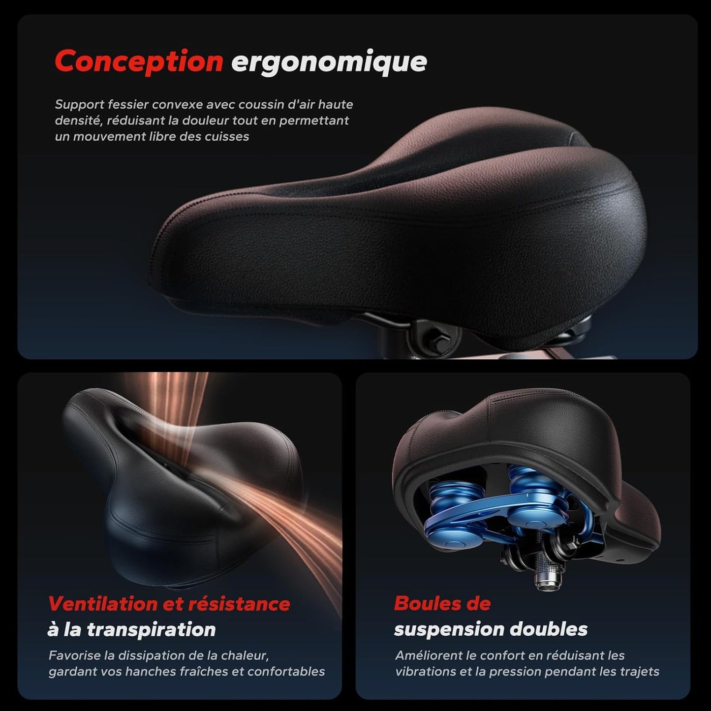 MERACH Vélo d'Appartement avec Résistance Magnétique, Vélo de Fitness d'Intérieur Silencieux avec Siège Confortable Amélioré, Écran LCD, Support Tablette, Application Exclusive, Capacité Max 136 kg