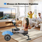 Rameur D'appartement avec Carte Interactive Exclusive de l' APP et Jeux, Apparence Semblable à Un Requin, Expérience de Rame Intense, Gain de Place, Adapté à L'entraînement du Corps Entier