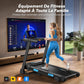 Tapis de Marche,Tapis de Course Pliable Inclinable,2.5HP Vitesse Réglable 0.8-12km/H Walking Pad,Tapis de Marche Inclinable,Treadmill avec Écran LED, Silencieux Exercice à Domicile et au Bureau